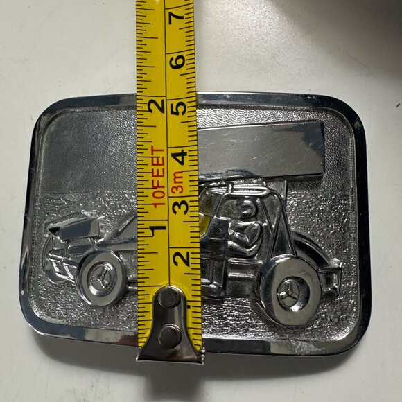 Reebar Racecar 3 x 2” Silvertone Buckle lot A - Picture 5 of 5